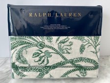 Ralph Lauren Green Preslie King Duvet Cover