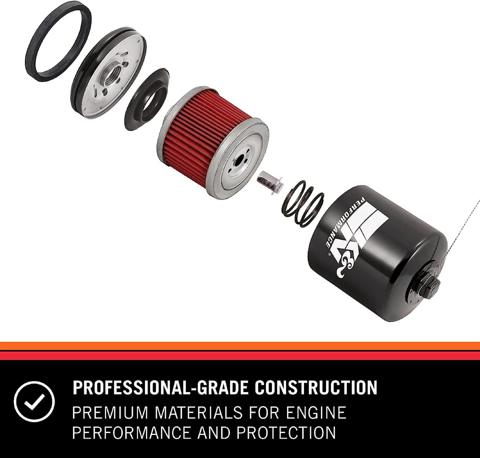 Filtro de aceite K&N KN-139 Premium alto rendimiento Suzuki Artic Cat Kawasaki paquete de 4 Foto 2 de 4