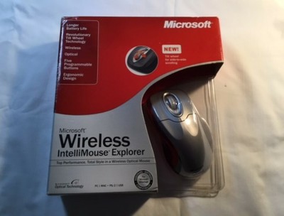 Boxed Microsoft Wireless Intellimouse Explorer with Tilt Wheel (M03-00045)