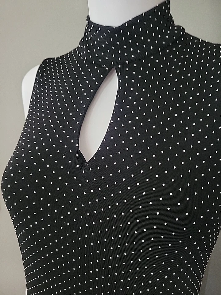 Coldwater Creek 女式长裙 10 码前后锁眼圆点... — 第 2/4 张图片