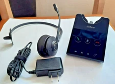 Jabra ENGAGE 65 Black Over the Ear Wireless Headsets, AC adapter included