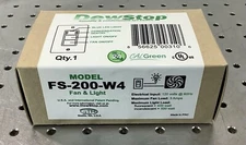 DewStop FS-200-W4 Fan & Light Humidity & Condensation Fan Switch 