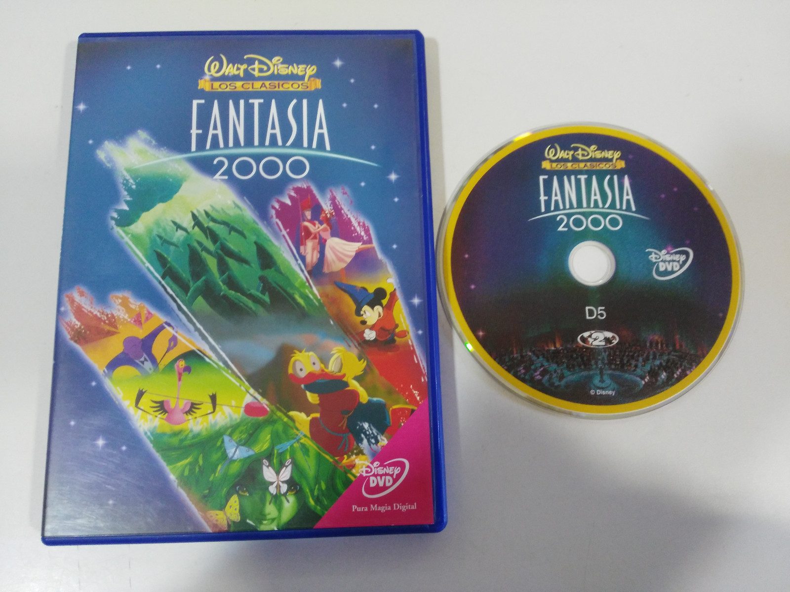 FANTASIA 2000 Los Clasicos De WALT DISNEY DVD Español English Portugues Am