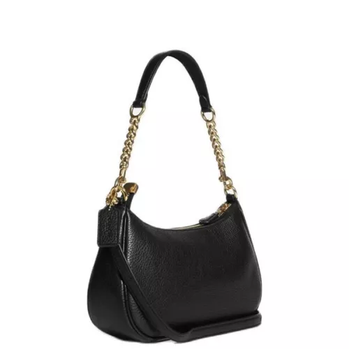 Coach Teri CA209 Fashion Women's Black Shoulder Bag Leather Crossbody Bag -@@ - Picture 8 of 8