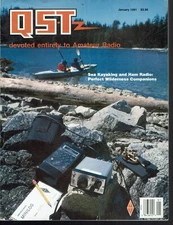 QST Amateur Radio Magazine Jan 1991 Sea Kayaking & Ham Radio Tech Operating 