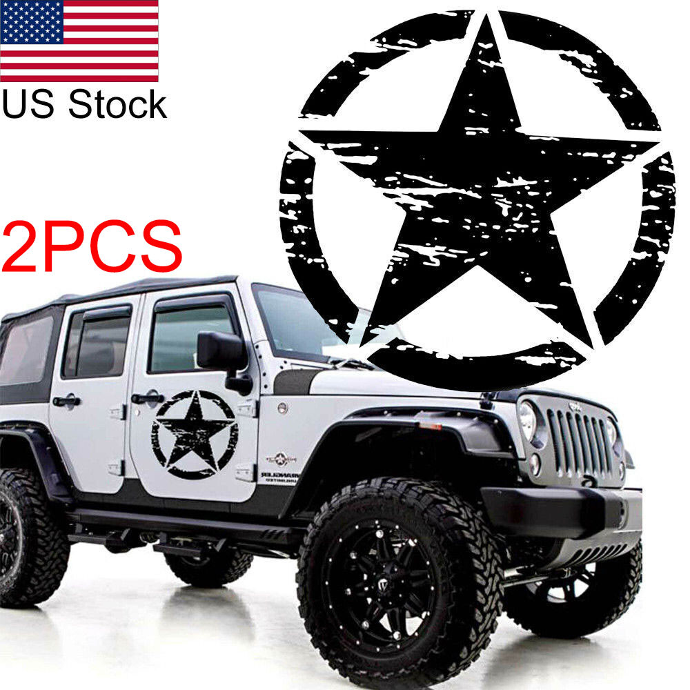 Adesivi Per Auto Decalcomania In Vinile Army Star Sticker Per Jeep Wrangler E Tutti Gli Altri Modelli 4x4 Accessori Decorazione K252