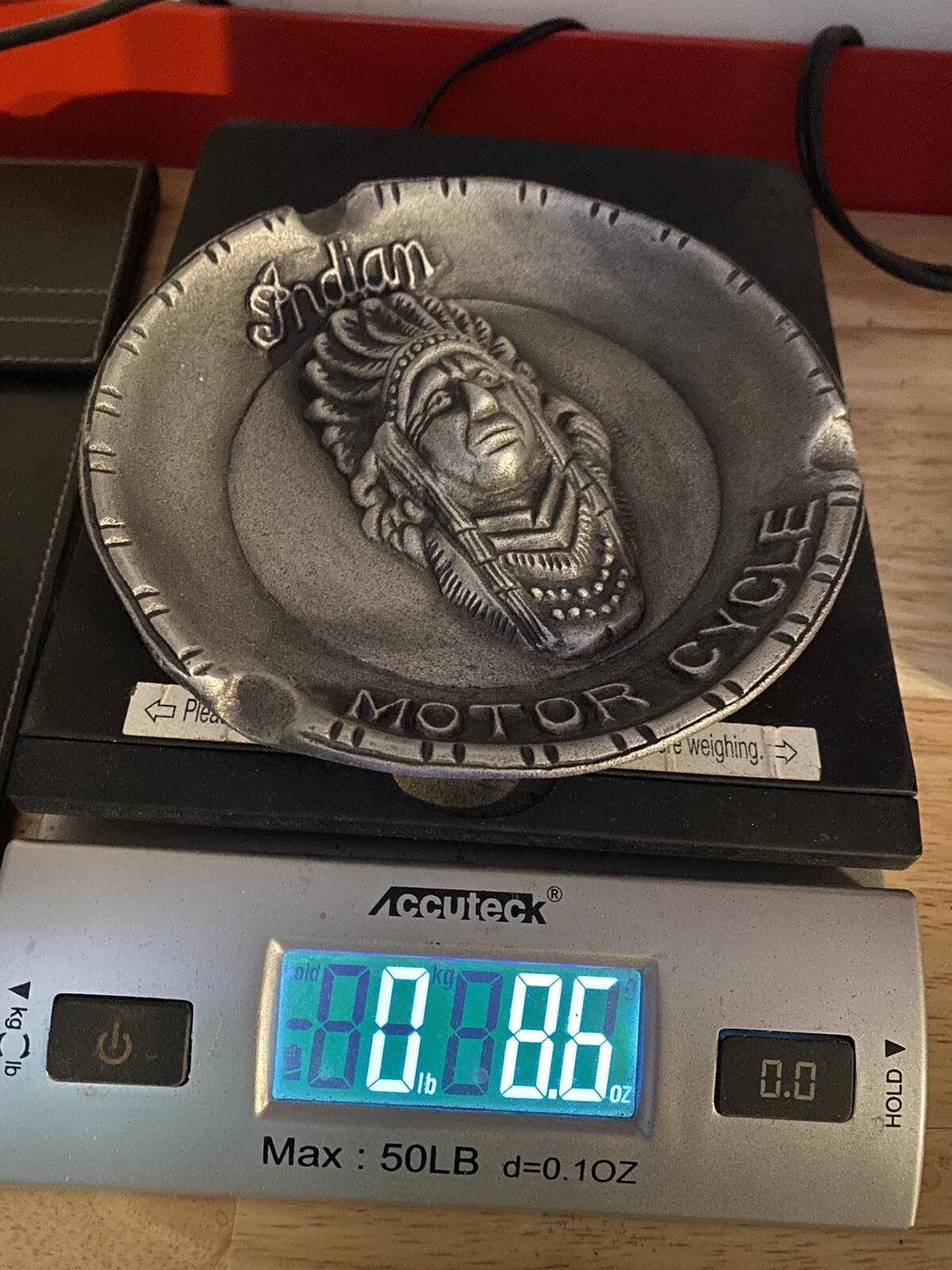 Indian Motorcycles Cigar Ashtray Patina Harley Davidson Triumph