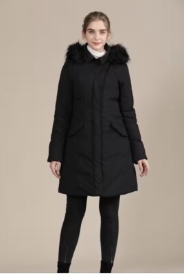 FTX-Long Down Puffer-Jacket-winter-Removable Hooded-Black-Sub Zero Temps-M
