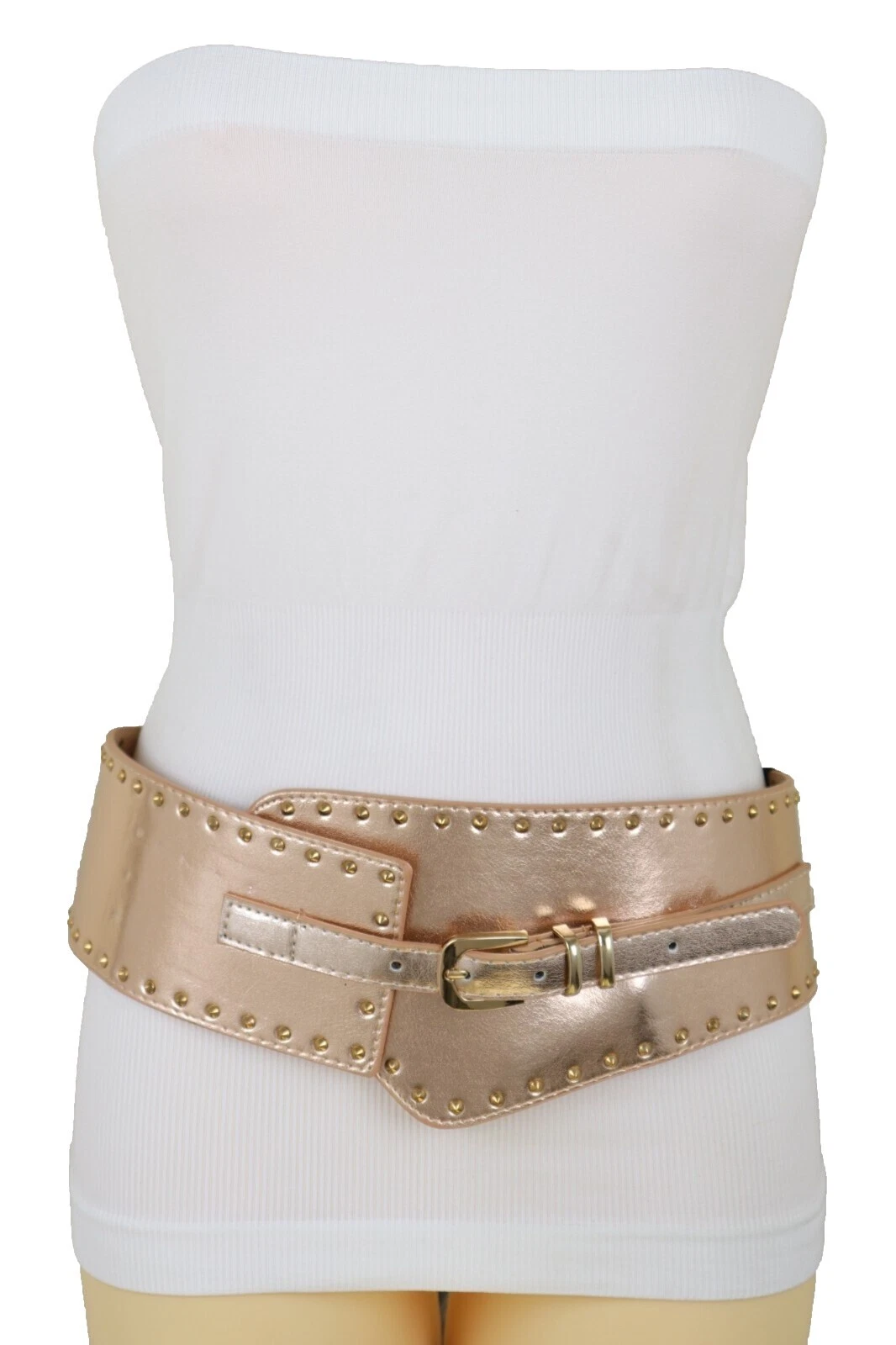 Cinturones florales con cinturón de cadera de cuero sintético para mujer