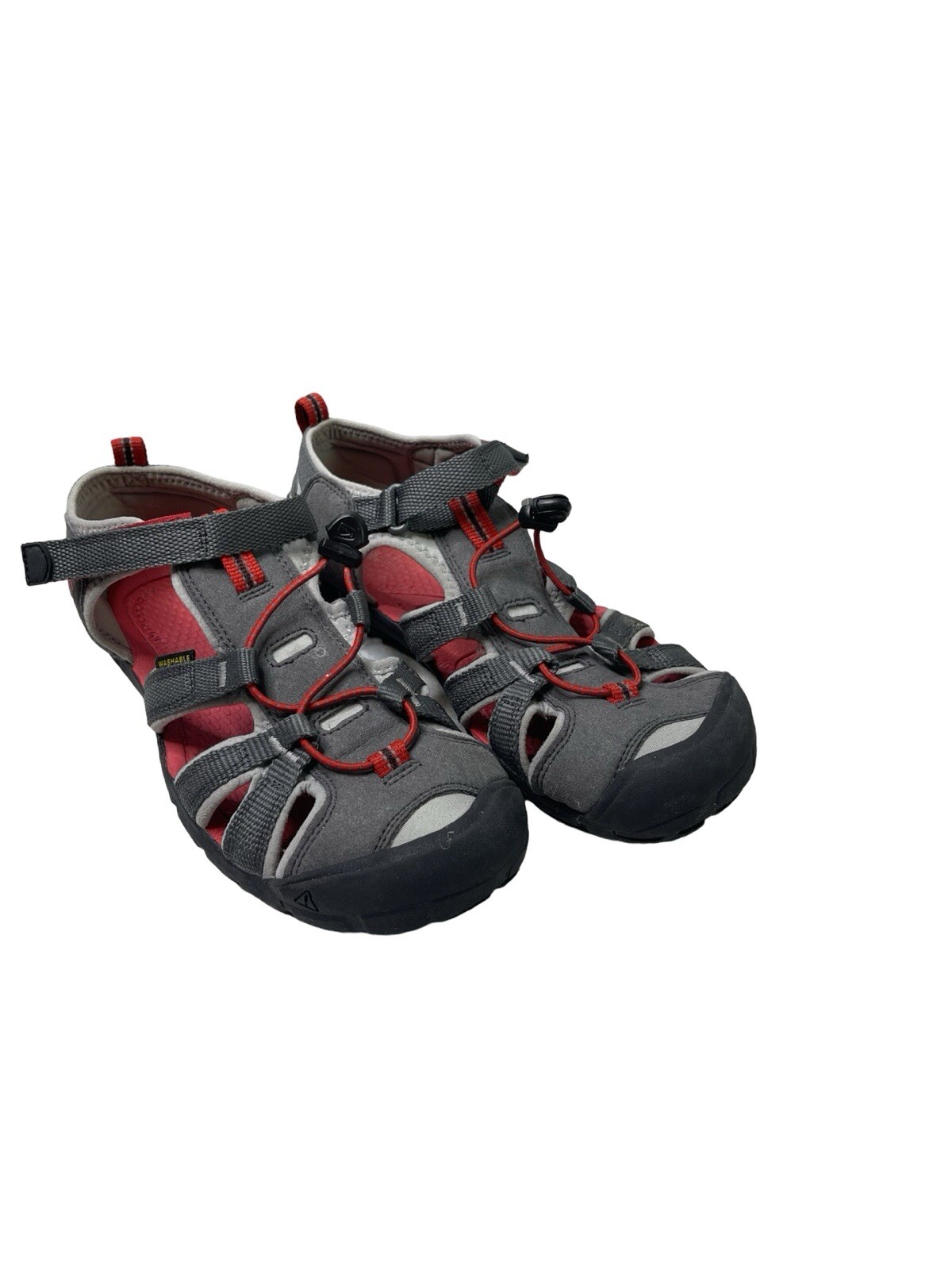 Sandali Keen lavabili rossi e grigi donna taglia 6 impermeabili trekking outdoor