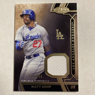 2014 Topps Triple Threads Matt Kemp Patch 163/399 AC