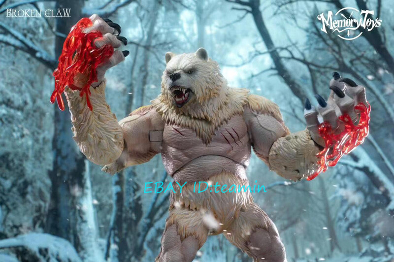 Memory Toys Ancient Warcraft Broken Claw White Bear Berserker
