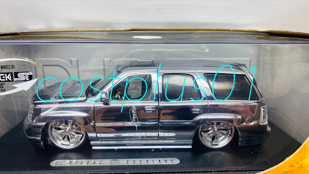 JADA DUB CITY PLATINUM CHROME CADILLAC ESCALADE 1:24 | eBay