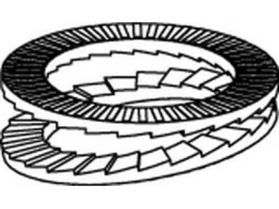 25 x Heico-Lock-Scheiben, Standard Scheibenpaare ART 88032  flZnnc 34,4 x 48,5 x