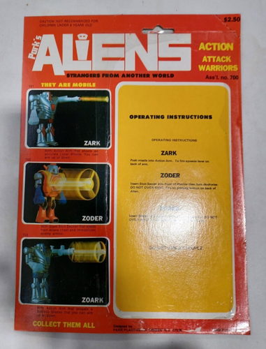 Vintage Park's Aliens Zoark Action Figure with Accessories & Card Back - Picture 5 of 5