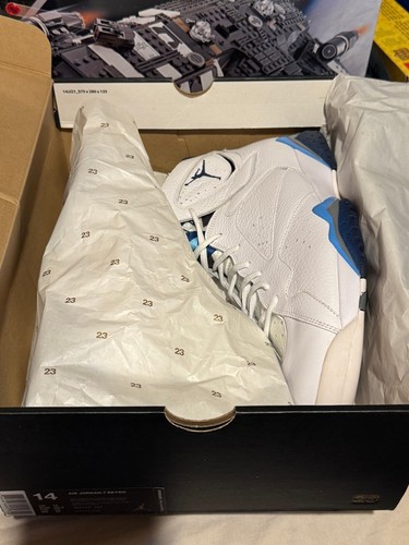 2015 Jordan 7 Retro Size 14 French Blue 304775-107 - Picture 2 of 14