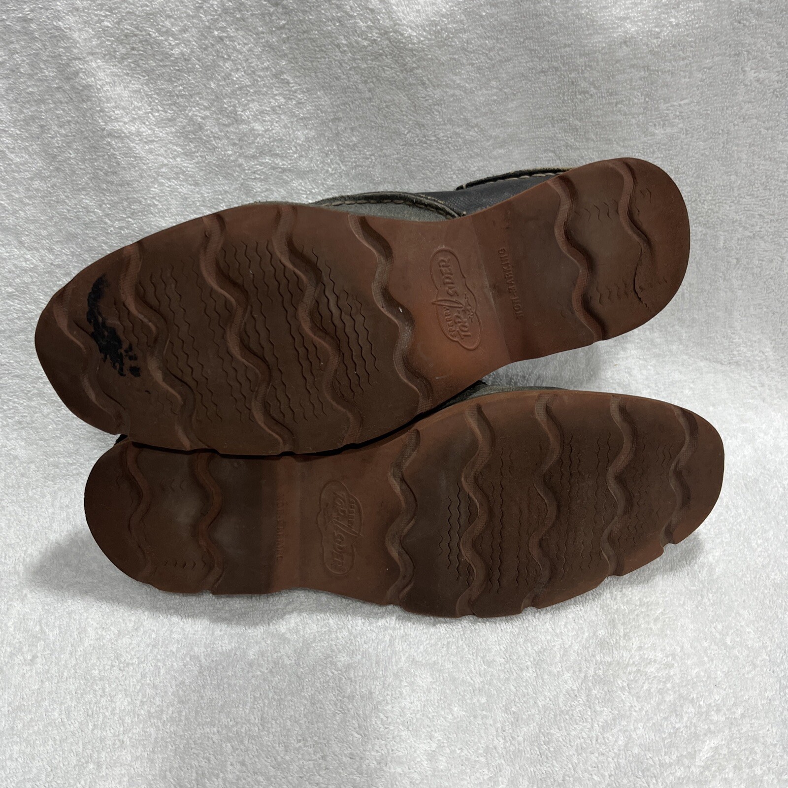 Sperry Top-Sider Mens Gray Bow Shoes Size 12 M