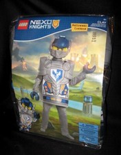 NEW LEGO NEXO KNIGHTS Boys Deluxe Halloween Costume CLAY Size Medium 7-8