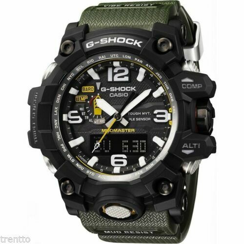 Casio G-SHOCK GWG-1000-1A3JF MUDMASTER Green Band Radio Solar Men