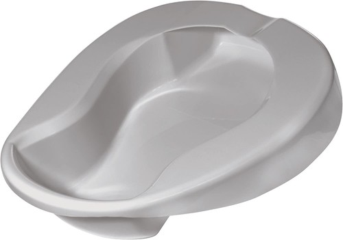 * OPEN BOX * Drive Contoured Bed Pan PC23212 Lightweight Durable Polyethylene - 第 1/3 張圖片
