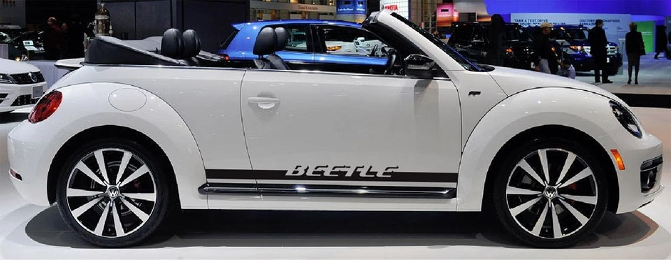 Volkswagen Beetle 1998-2020 panel basculante vinilo gráficos calcomanías rayas 3M Foto 2 de 4