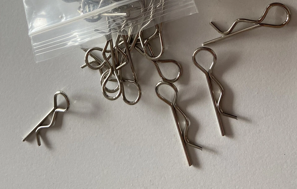 Body Shell Pins Suit 1/8 Or 1/5 Scale Rc Car Arrma Traxxas Losi HSP 20 Clips - Image 4 of 4