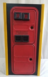 Namco LUCKY & WILD Sit Down Arcade Game COIN DOOR w Working MECHS & COIN BUCKET