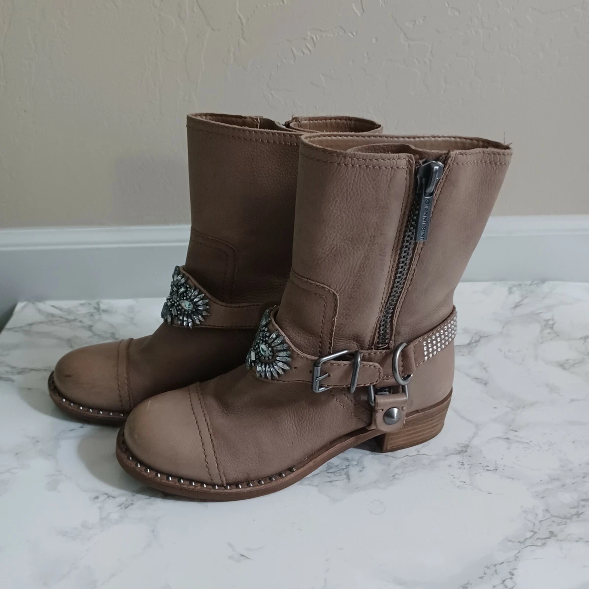 Gianni bini clearance leather ankle boots