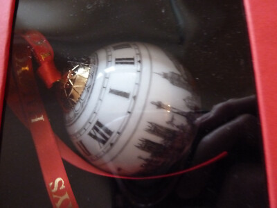 London Skyline Halcyon Days London Icons Bauble Christmas Ornament