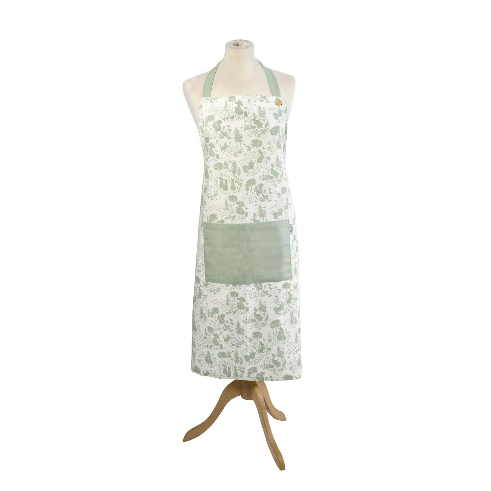 Eddingtons Peter Rabbit Classic Cotton Apron - Sage Green