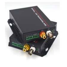 Premium Video Audio to Fiber Optical Media Converter Extender FC Singlemode 20Km