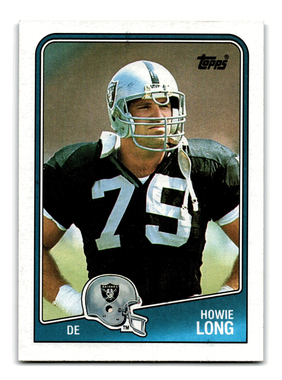 Howie Long 1988 Topps #333 Los Angeles Raiders NM-MINT