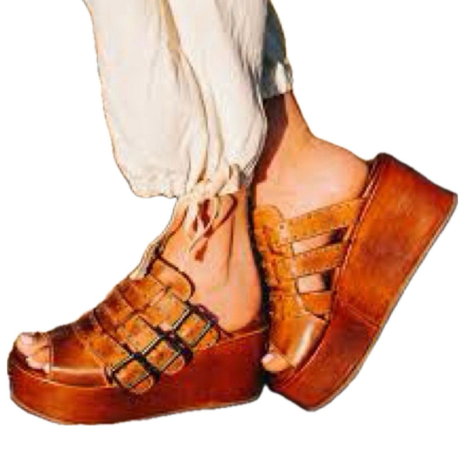 Freebird By Steven Landi Brown Studded Leather Ch… - image 1