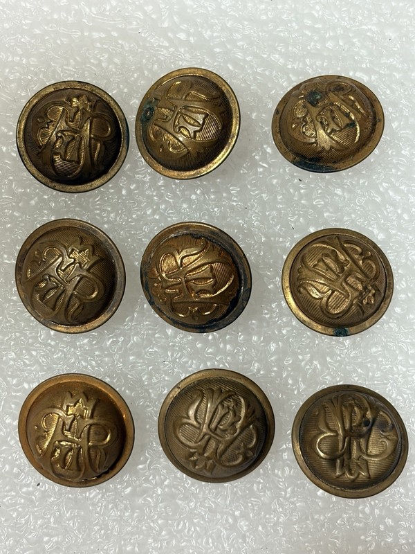 Antique Group Of GAR Grand Army of the Republic Uniform Buttons