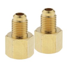 2 adaptateurs de rechange durables pour réservoir d'azote 1/4'' SAE