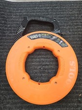 Klein Tools 120ft High Carbon Steel Fish Tape Flexible Durable Wire Pulling Tool