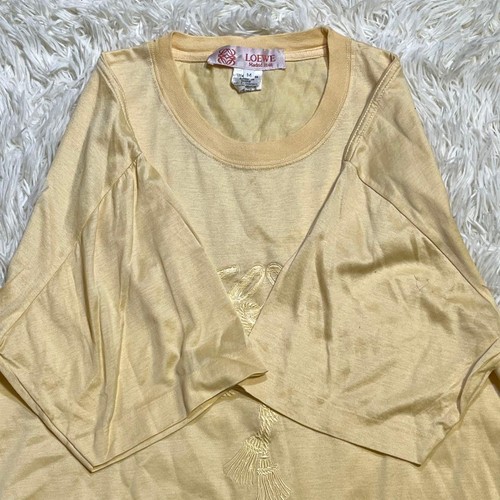 Loewe, LOEWE Embroidered Logo T-Shirt M Orange Pre-Owned