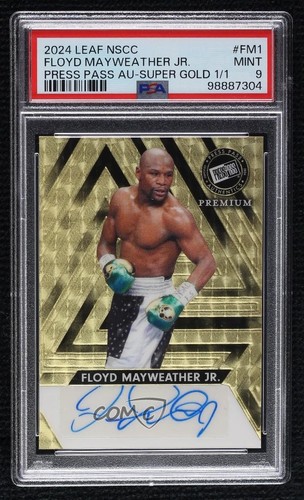 2024 Leaf National Convention 1/1 Floyd Mayweather Jr PSA 9 MINT Auto 9l4