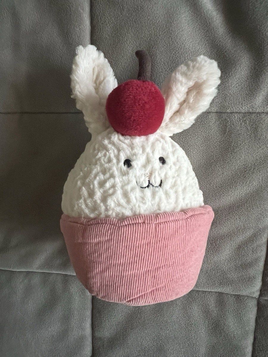 JellyCat Dainty Dessert Bunny Cupcake Retired Used 7” | eBay