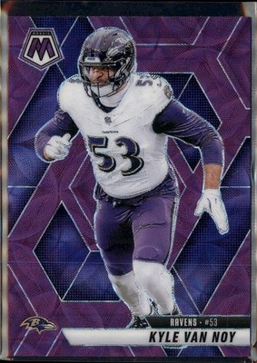 2025 Panini Mosaic #13 Purple Scope Kyle Van Noy Baltimore Ravens