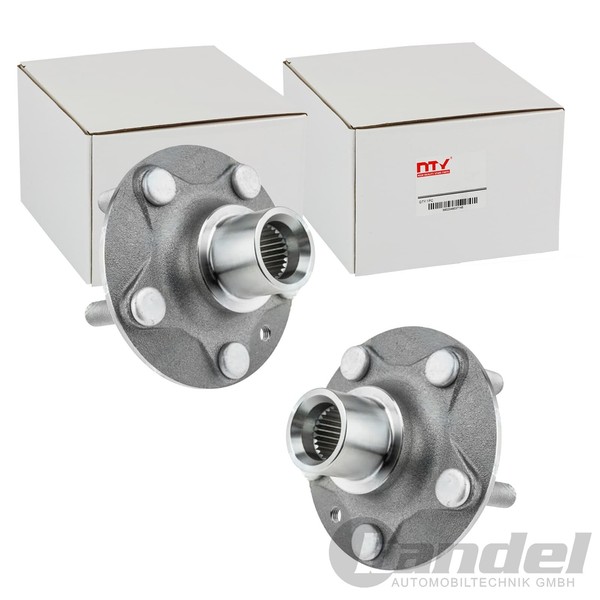 2X NTY Radnabe Hinten Beidseitig Passend FüR Land Rover Freelander-image