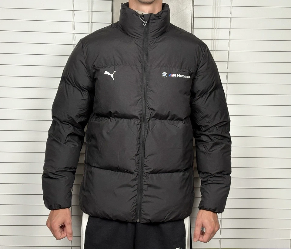Chaqueta acolchada negra para hombre Puma BMW Motorsport talla M Foto 2 de 4