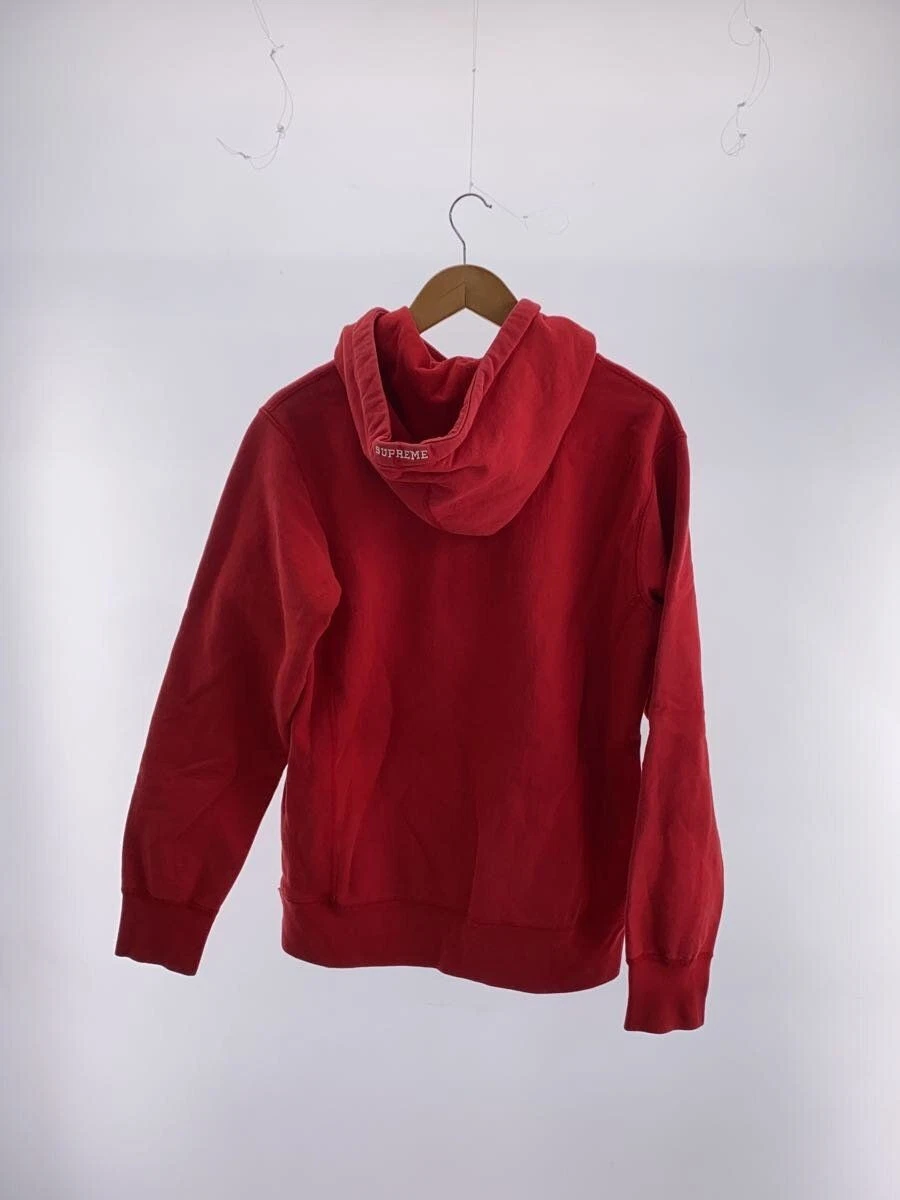 Felpa Supreme con cappuccio M cotone ROSSO usata