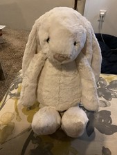 Jellycat Bashful Cream Bunny Large 16in Plush Animal Toys