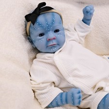 Lifelike Reborn Baby Dolls 19" Cloth Body Poseable Adorable Avatar Handmade Gift