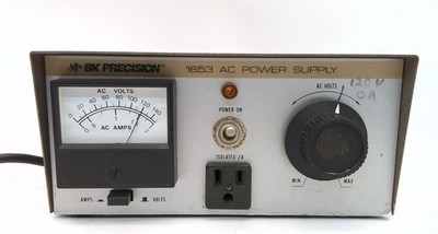 B&K Precision 1653 Variable AC Power Supply 0-150V 2A Isolated Output