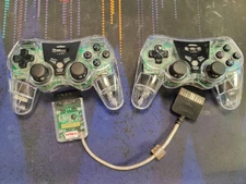 Nyko 2 Wireless Controllers & Receiver for PlayStation 2 PS2 80585