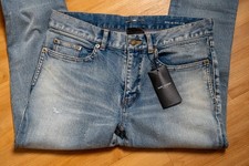 Saint Laurent Mens Blue Denim -D02 M/SK-LW, Size 31 - New With Tags