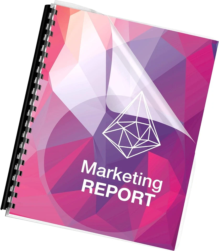 Fellowes A4 8mm Plastic Binding Combs for Comb Binding Machine Binds 21 to 40 Pa - Image 4 of 4