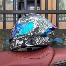 Motorcycle Bluetooth Intercom Headset Video Recorder Dual Visors Modular Helmets